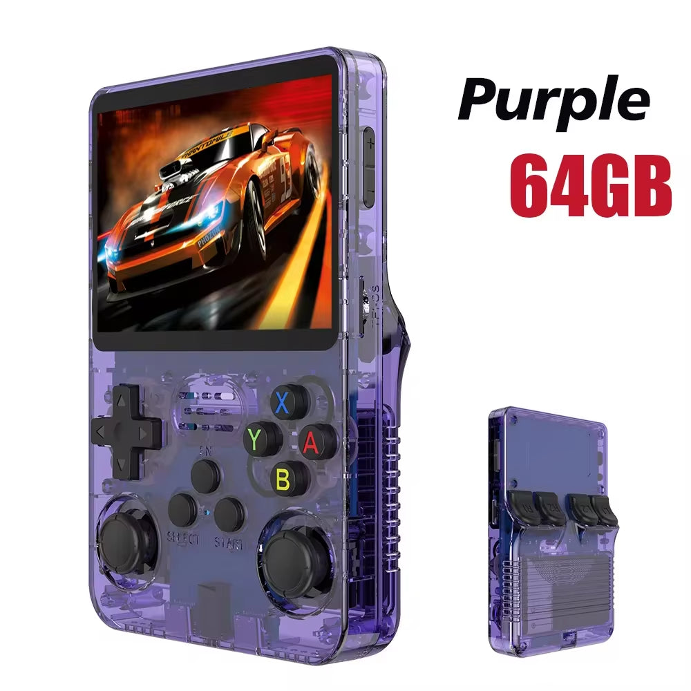 BOYHOM NEW  Retro Video Game Console Linux System 3.5 Inch IPS Screen Portable Pocket Player 64GB 128G Games Best Kids Gifts