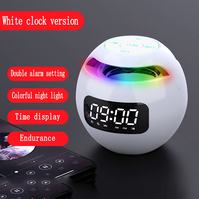 Smart alarm clock Bluetooth speaker 