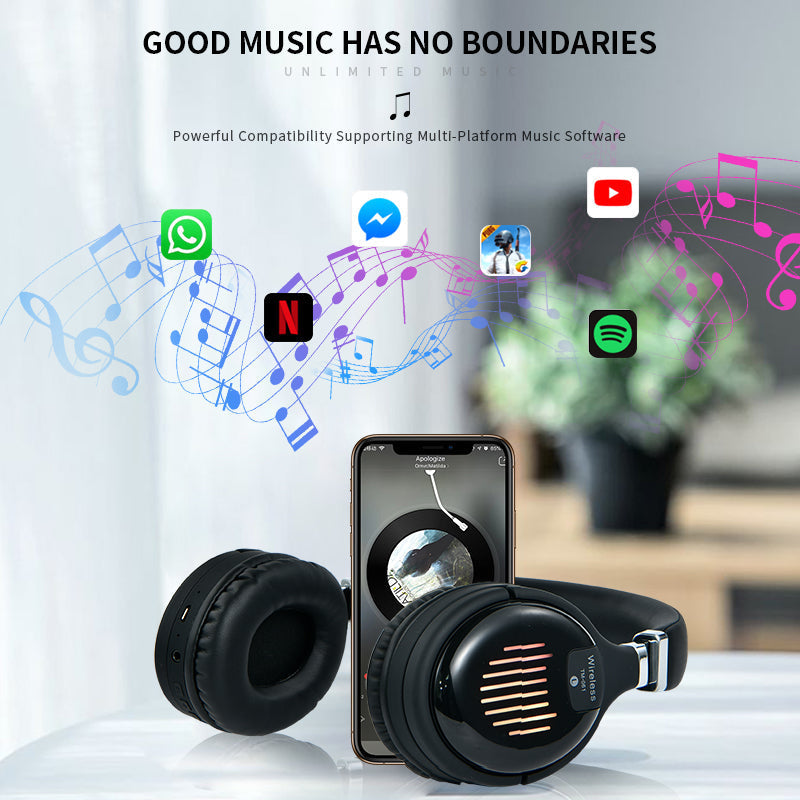 Portable stereo headphones