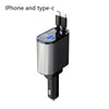 4 IN 1 100 W retractable car charger