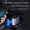 4 IN 1 100 W retractable car charger